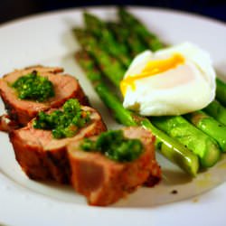Pork Tenderloin with Salsa Verde - Recipe photo by CulinaryStudio