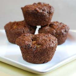 Apple Molasses Bran Muffins - Recipe photo by Circle B Kitchen