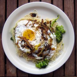 Throw An Egg On It! - Recipe photo by kickpleat