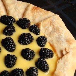 Lemon Crostata with Blackberries - Recipe photo by Circle B Kitchen