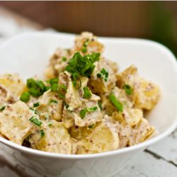 Grainy Dijon Potato Salad - Recipe photo by GuiltyKitchen