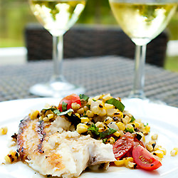 Grilled Tilapia with Corn Relish - Recipe photo by cblackwell44