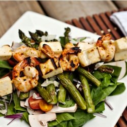 Prawn and Paneer Skewers - Recipe photo by GuiltyKitchen