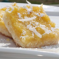 Coconut Lemon Pie Squares - Recipe photo by pegasuslegend