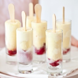 Raspberries Popsicles - Recipe photo by Tartelette