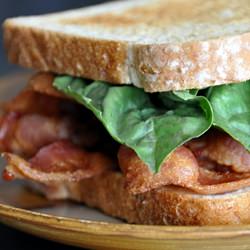 Bacon & Basil Sandwich - Recipe photo by necessaryindulg