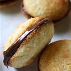 Chocolate Filled Coconut Macaroons - Recipe photo by JaneAlice