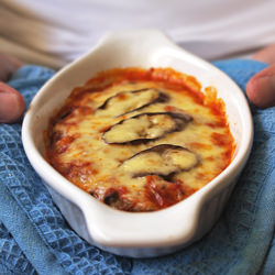 Baked Eggplants w/ Bolognese Sauce - Recipe photo by food-4tots