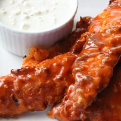 Buffalo Chicken Tenders - Recipe photo by eatatallies