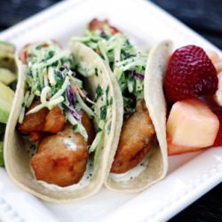 Baja-Style Beer Battered Fish Tacos - Recipe photo by Jane Deere