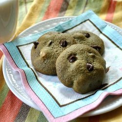 Matcha ChocChip Macadamia Cookies - Recipe photo by ijustlovemyapron