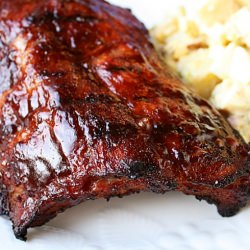 Barbecued Baby Back Ribs - Recipe photo by Comfort of Cooking