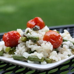 Asparagus Risotto - Recipe photo by dawnkl