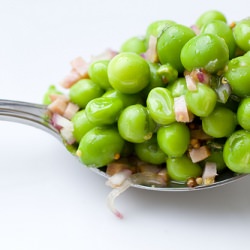 Fresh Peas with Mint - Recipe photo by FoodMayhem