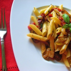 Summer Mushrooms and Mostacholi - Recipe photo by singerskitchen