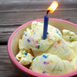 Birthday Cake Ice Cream - Recipe photo by oneordinaryday