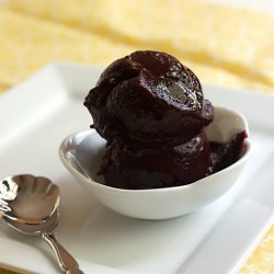 Black Raspberry Sorbet - Recipe photo by naturallyella