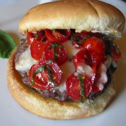 Bruschetta Burgers - Recipe photo by missinthekitchen