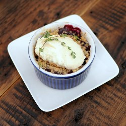 Blueberry-Thyme Crisp - Recipe photo by bentozen