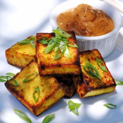 Tofu Satey with Peanut Sauce - Recipe photo by julesfood
