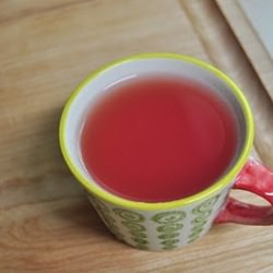 Watermelon-Rhubarb Soup - Recipe photo by whiskwriterepeat