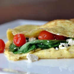 Arugula and Feta Omelette - Recipe photo by kristinannbeck