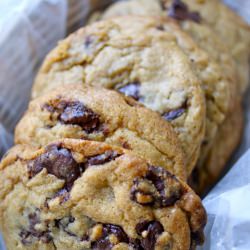 Giant Chocolate Chip Cookie - Recipe photo by dollydoesdesserts
