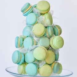Macaron Tower - Recipe photo by Trissalicious