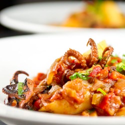 Baby Octopus Stew - Recipe photo by norecipes