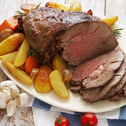 Roast Leg of Lamb - Recipe photo by drizzleanddip