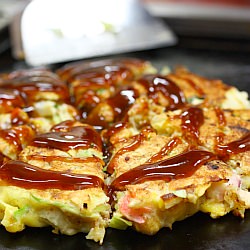 Okonomiyaki - Recipe photo by japandish