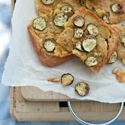 Farinata With Zucchini, Pine Nuts - Recipe photo by lucullian