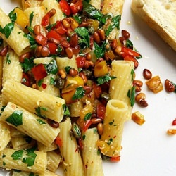 Rigatoni Peperonata - Recipe photo by Comfort of Cooking