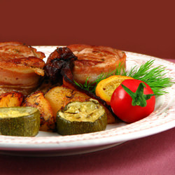 Pork Medallions with Zucchini - Recipe photo by Tadeja