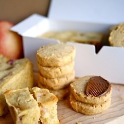 Hazelnut Sable and Peach Teacake - Recipe photo by dollydoesdesserts