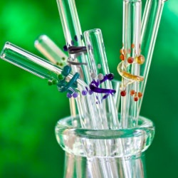 Re-Usable Glass Drinking Straws - Recipe photo by BitterSweet
