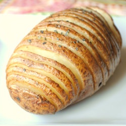 Hasselback Potatoes - Recipe photo by HowToSimplify