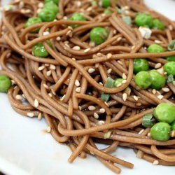 Toasted Sesame Soba Salad (Vegan) - Recipe photo by monstroxity