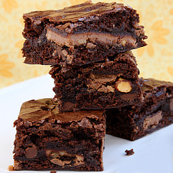 Symphony Brownies - Recipe photo by RecipeGirl