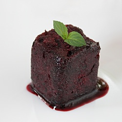 Bilberry Sorbet Cube - Recipe photo by len