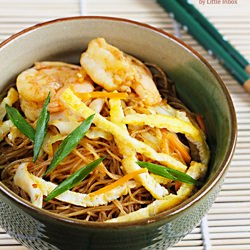 Fried Vermicelli with ShaCha Sauce - Recipe photo by littleinbox