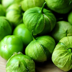 Tomatillo Salsa Verde - Recipe photo by She Wears Many Hats