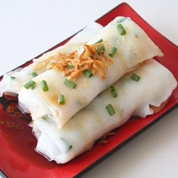 Homemade Steamed Rice Rolls - Recipe photo by snwan