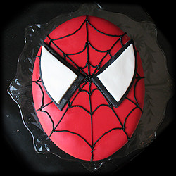 Spiderman & Homemade Fondant - Recipe photo by amandascookin