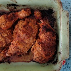 Spicy Oven-fried Chicken - Recipe photo by kickpleat