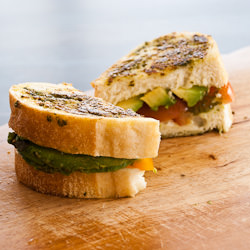 Tomato Avocado Sandwich - Recipe photo by momofukufor2