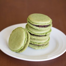 Matcha Macarons - Recipe photo by kirbie