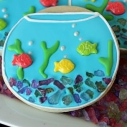 Fish Bowl Sugar Cookies - Recipe photo by grinandbakeit