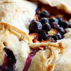 Peach and Blueberry Galette - Recipe photo by Comfort of Cooking