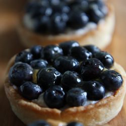 Blueberry Ricotta Tarts - Recipe photo by dishdivajaz